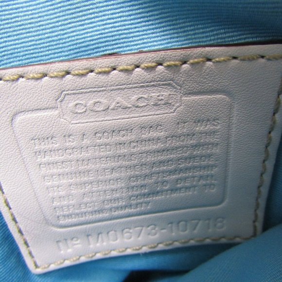 COACH Hampton Multicolor Watercolor Stripe Small Swingpack Crossbody Bag - Picture 5 of 8